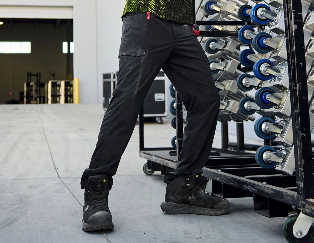 Werkbroeken: Werkbroek e.s.t:aktik light ripstop + zwart 2