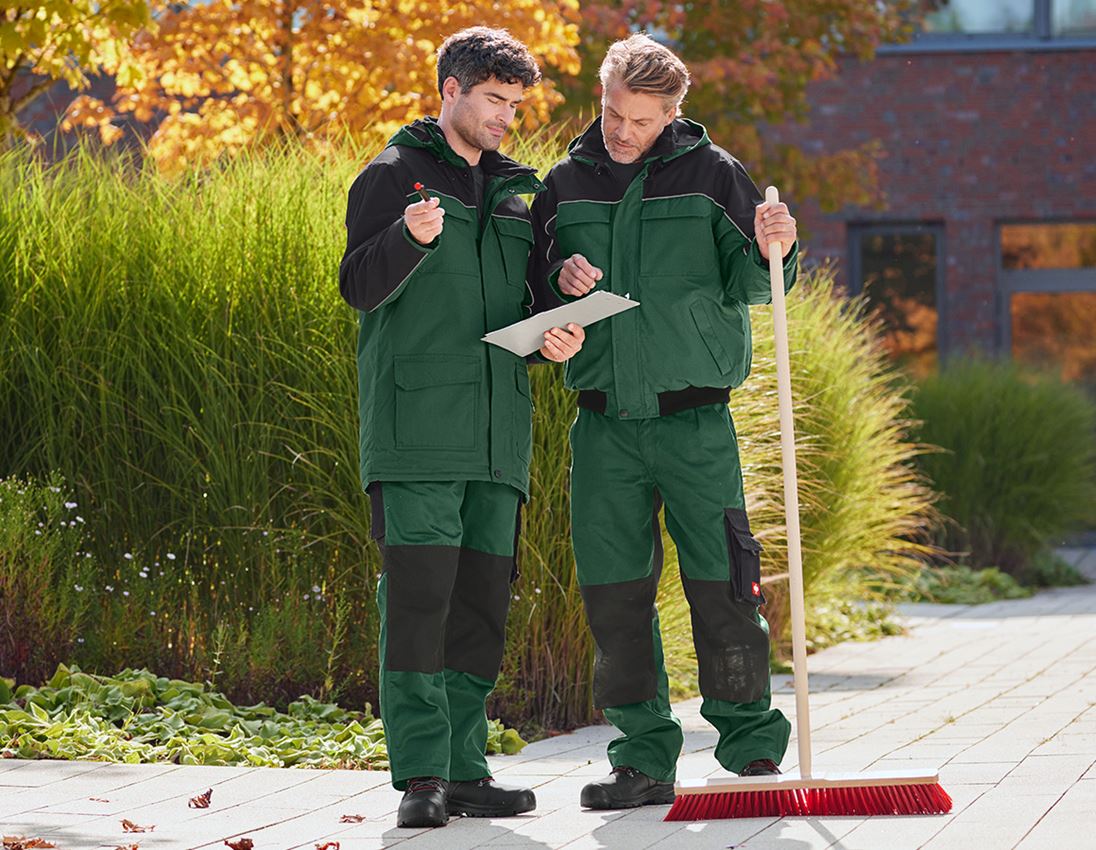 Werkbroeken: Tuinbroek e.s.image + groen/zwart 3