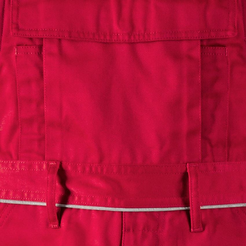 Werkbroeken: Tuinbroek e.s.classic + rood 2