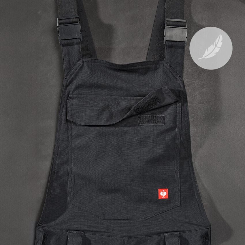 Werkbroeken: Tuinbroek e.s.t:aktik light ripstop + zwart 2