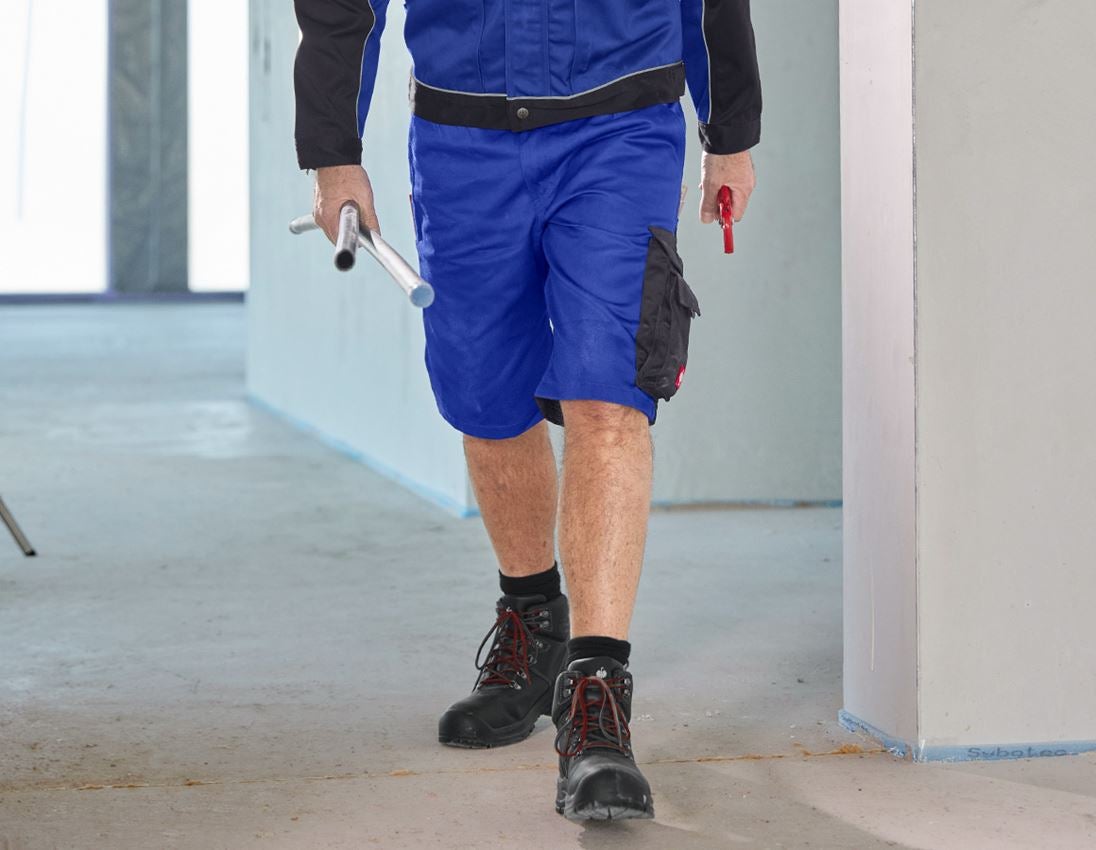 Werkbroeken: Short e.s.image + korenblauw/zwart