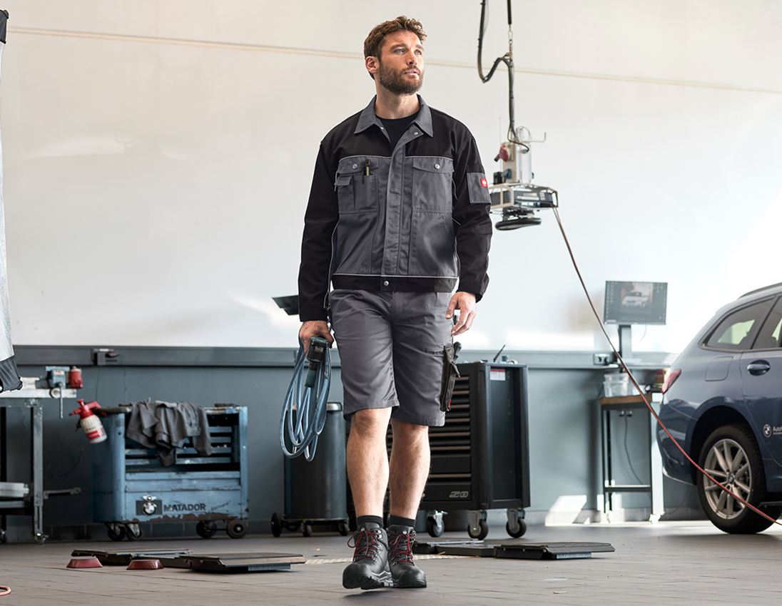 Werkbroeken: Short e.s.image + grijs/zwart 3