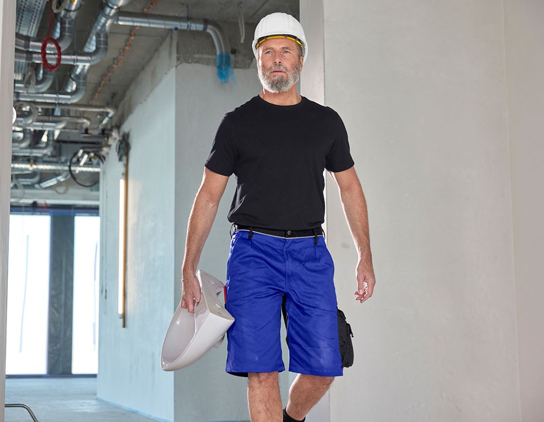 Werkbroeken: Short e.s.image + korenblauw/zwart 1