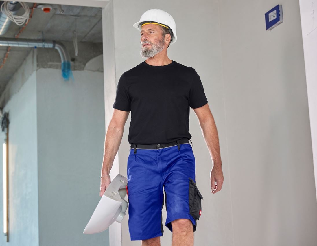 Werkbroeken: Short e.s.image + korenblauw/zwart 2