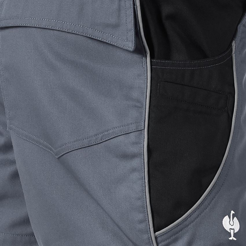 Werkbroeken: X-short e.s.active + grijs/zwart 2