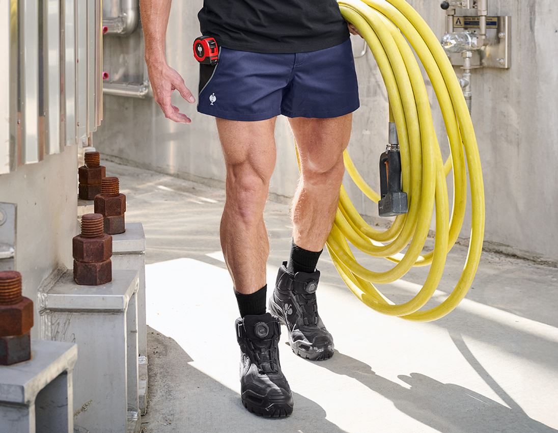 Werkbroeken: X-short e.s.active + donkerblauw/zwart 1