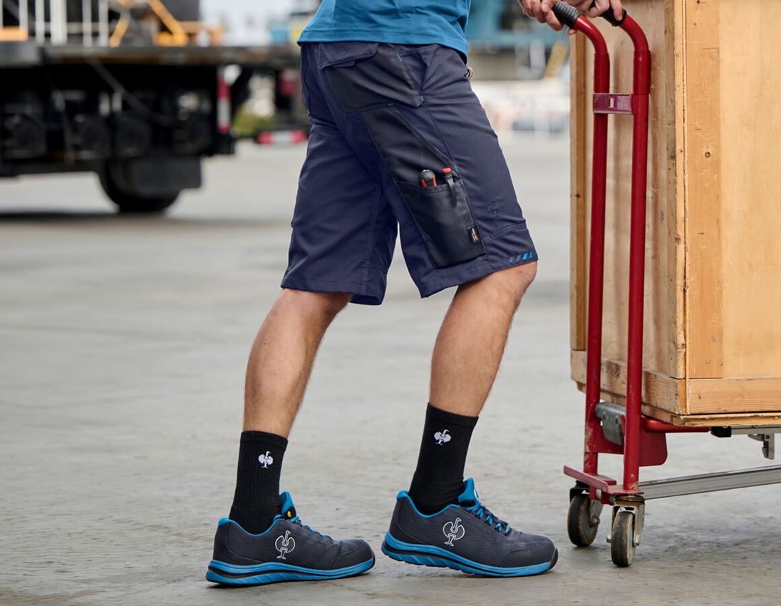 Werkbroeken: Short e.s.motion 2020 + donkerblauw/atol 2
