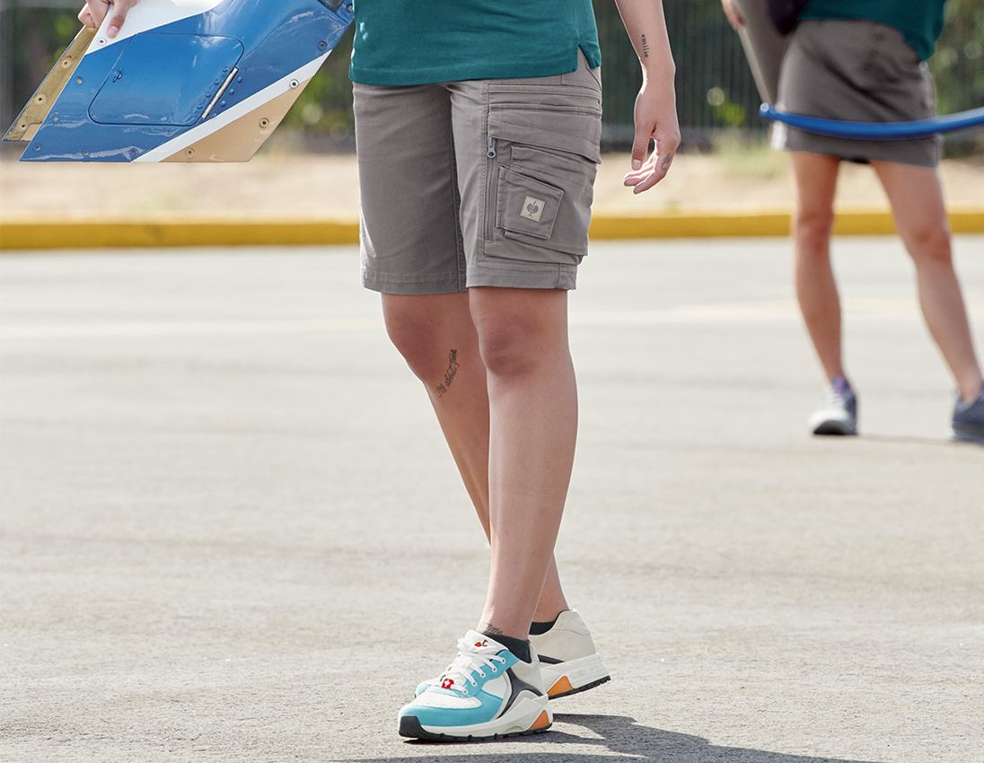 Werkbroeken: Short e.s.motion ten, dames + graniet 1