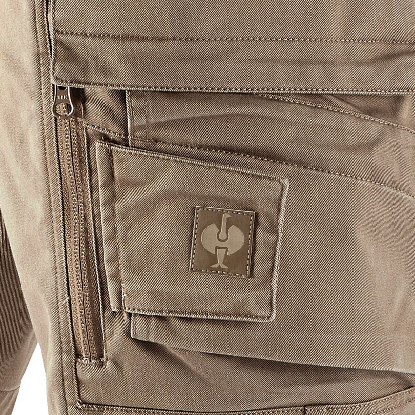 Werkbroeken: Short e.s.motion ten + asbruin 2