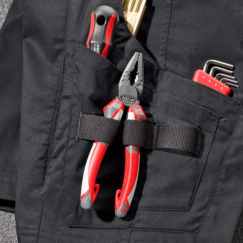 Werkbroeken: Short e.s.concrete light + zwart 2
