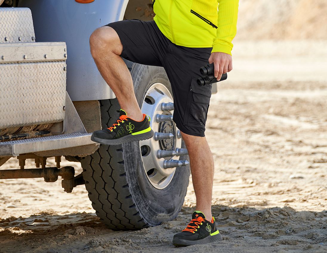 Werkbroeken: Short e.s.trail + zwart