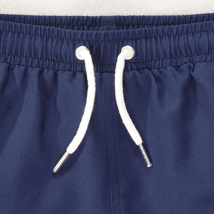 Shorts: Zwemshort e.s.trail, kinderen + diepblauw/wit 2