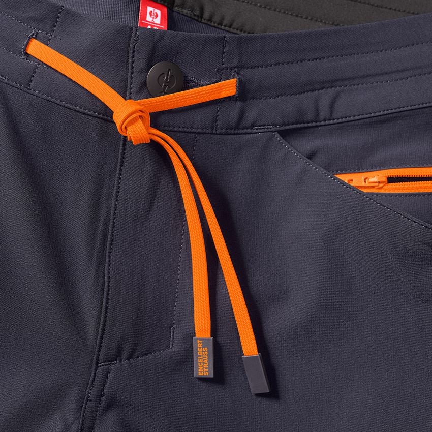 Werkbroeken: Reflex functionele short e.s.ambition + donkerblauw/signaaloranje 2