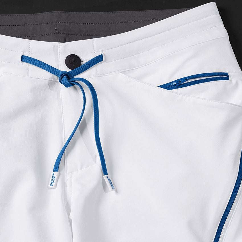 Werkbroeken: Short e.s.ambition + wit/gentiaanblauw 2