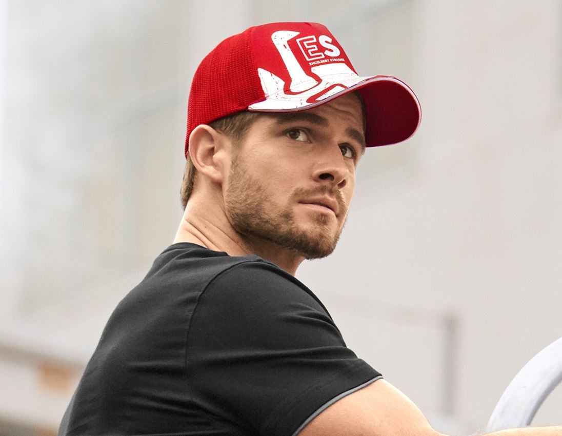 Accessoires: Cap e.s.motion + vuurrood