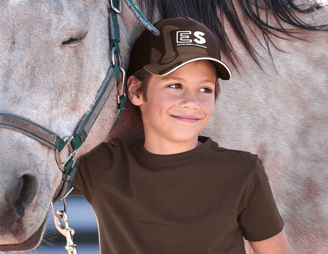 Accessoires: Cap e.s.motion, kinderen + bruin