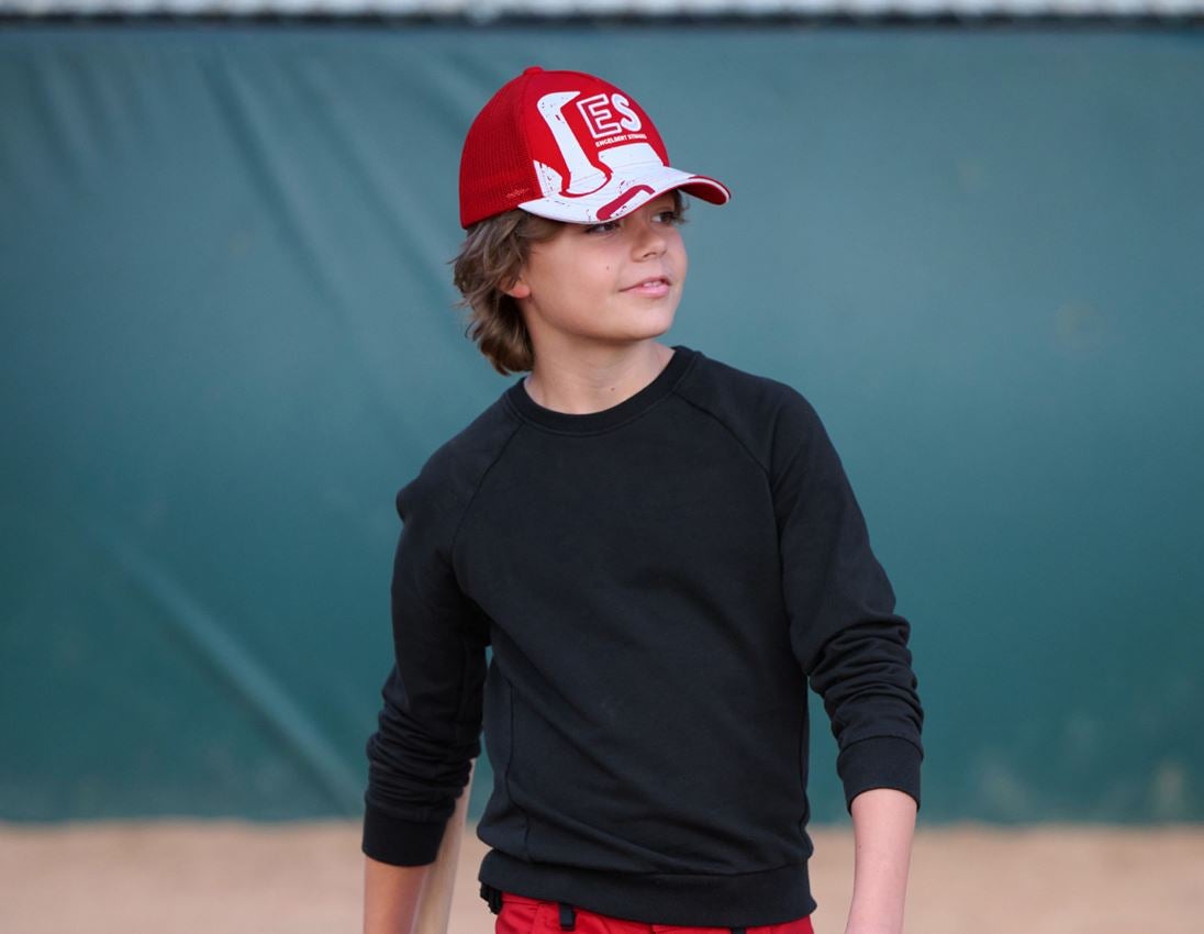 Accessoires: Cap e.s.motion, kinderen + vuurrood 1