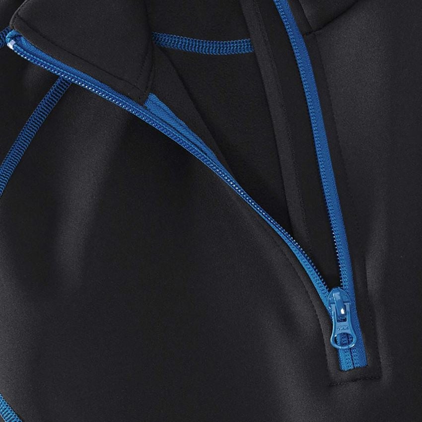 Bovenkleding: Schipperstrui thermo stretch e.s.motion 2020, da. + grafiet/gentiaanblauw 2