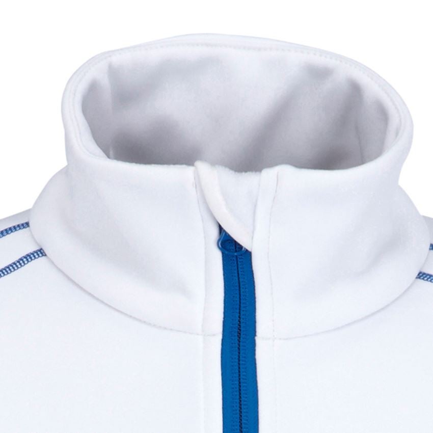 Bovenkleding: Schipperstrui thermo stretch e.s.motion 2020 + wit/gentiaanblauw 2