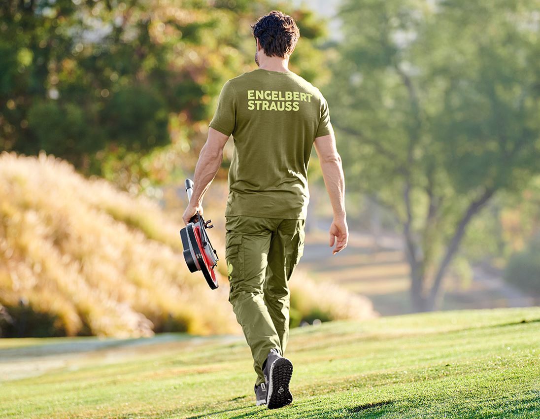 Onderwerpen: T-Shirt Merino e.s.trail + jeneverbesgroen/limegroen 1