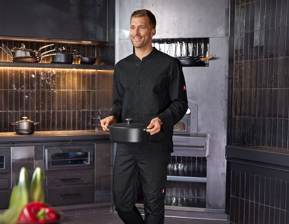 Bovenkleding: Werkjack lange mouw e.s.fusion, heren + zwart 2