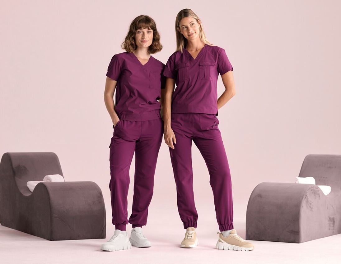 Bovenkleding: Pocket Shirt e.s.avida, dames + roodpaars 2