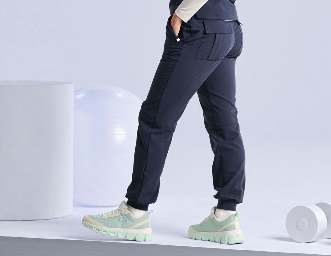 Werkbroeken: Pocket broek e.s.avida, dames + donkerblauw 2