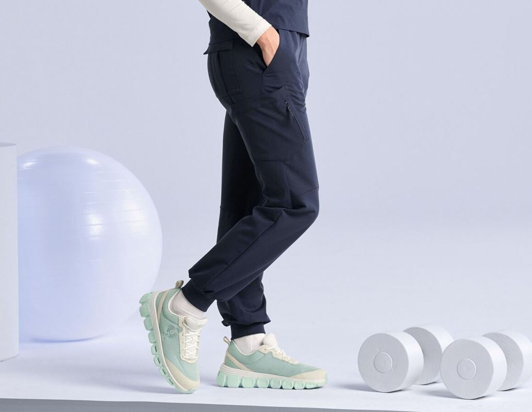 Werkbroeken: Pocket broek e.s.avida, dames + donkerblauw 1