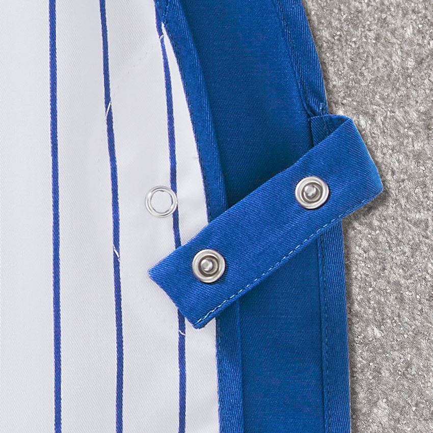 Schorten: Hes Iris + korenblauw/wit 2