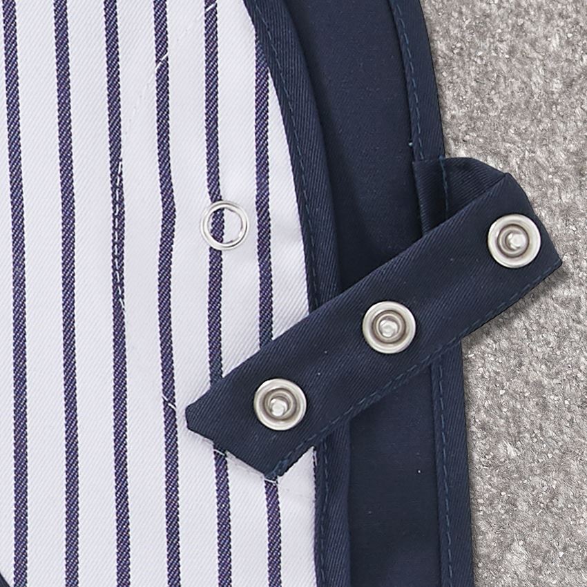 Schorten: Hes Iris + donkerblauw/wit 2