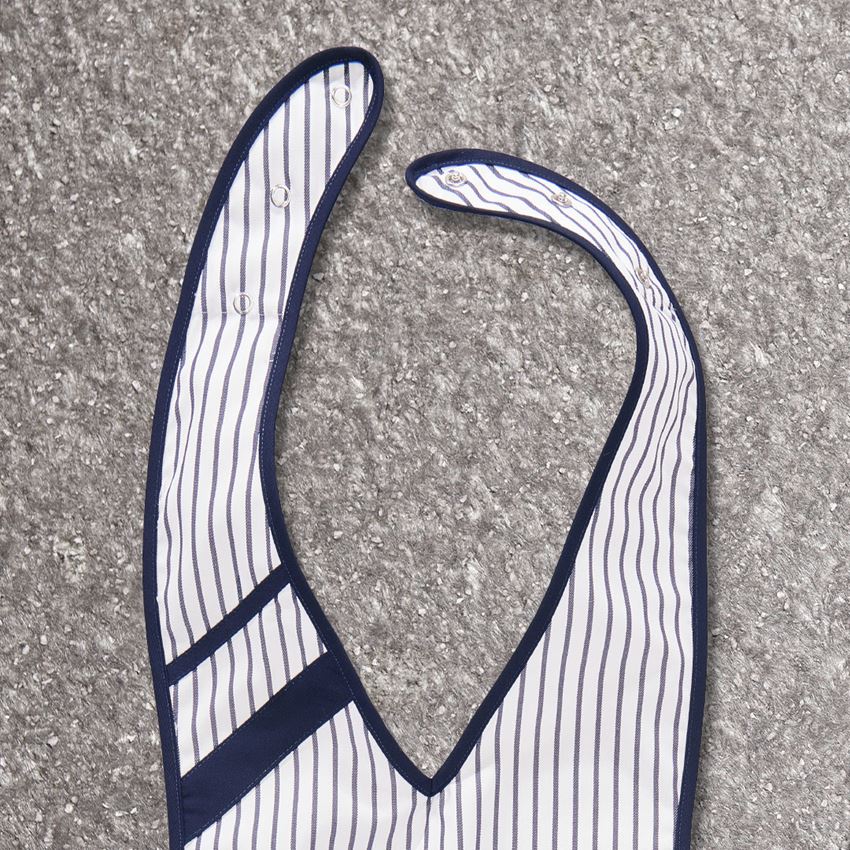 Schorten: Damesschort Ariane + wit/donkerblauw 2