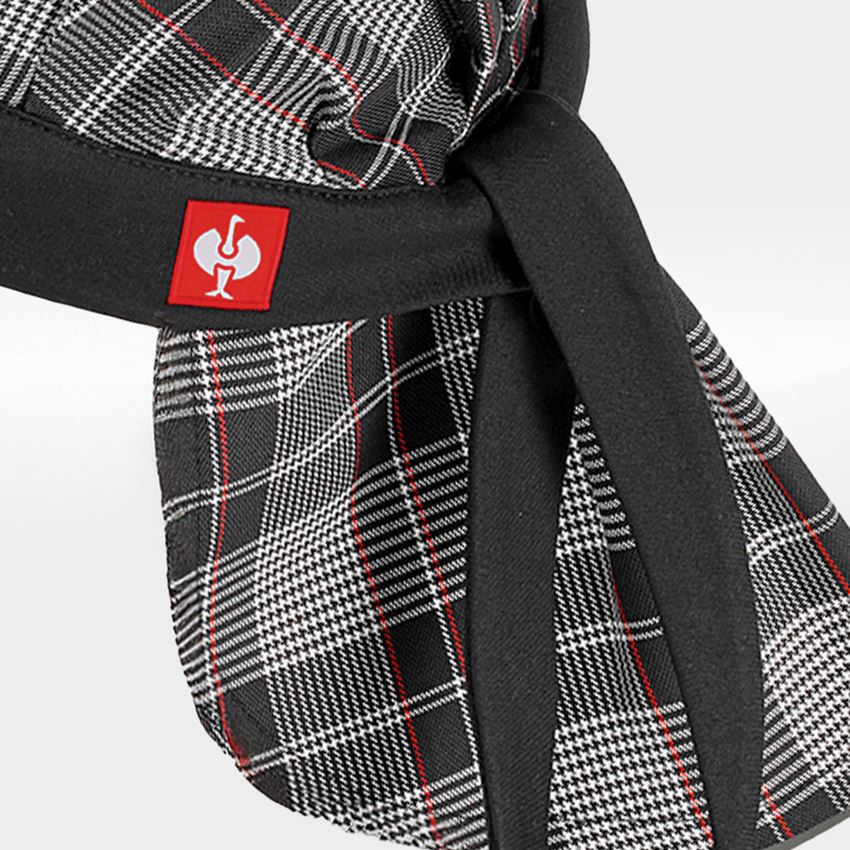 Accessoires: Bandana e.s.fusion + zwart/wit/rood 2