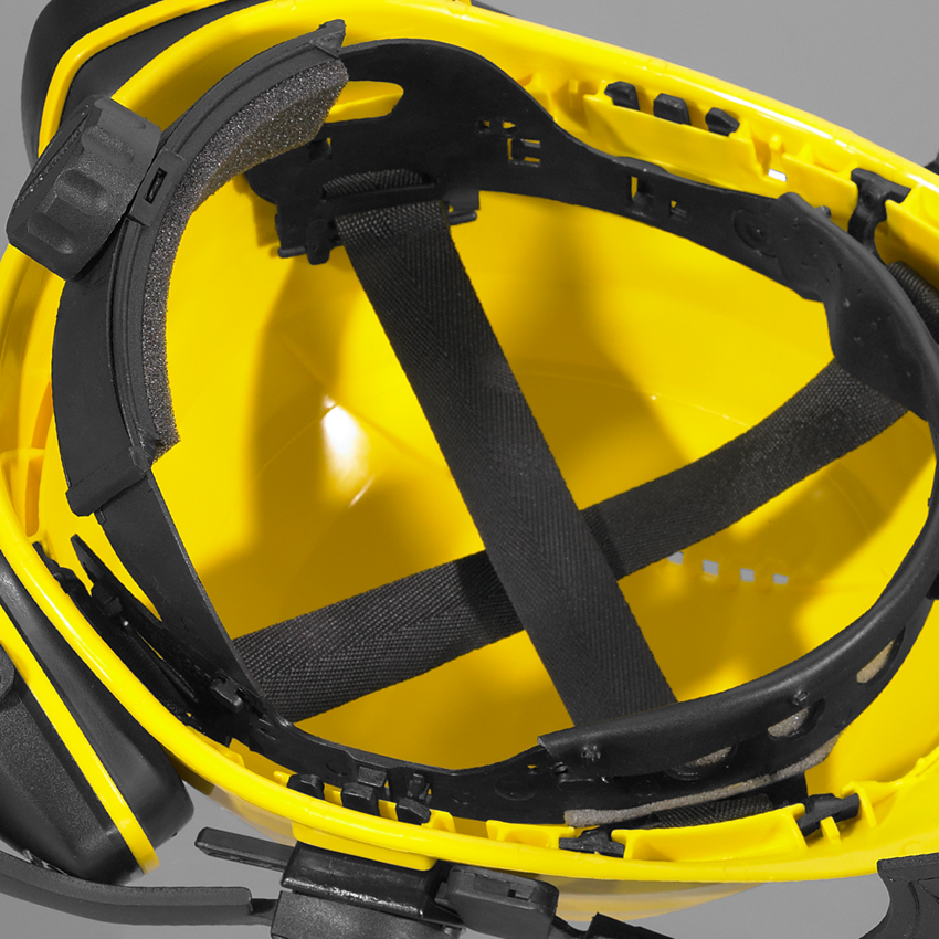 Veiligheidshelmen: Veiligheidshelmcombi voor de bosbouw Professional + geel 2