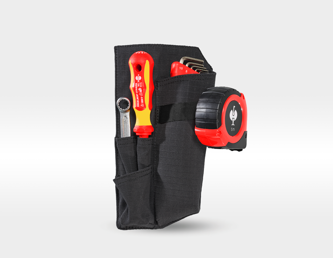 e.s.tool concept: Kleine gereedschapstas e.s.tool concept, links + zwart