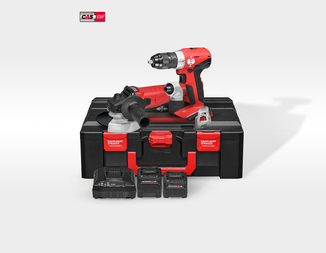 Gereedschap: 18V accu-haakse slijper + boorschr.dr. M SET I 1