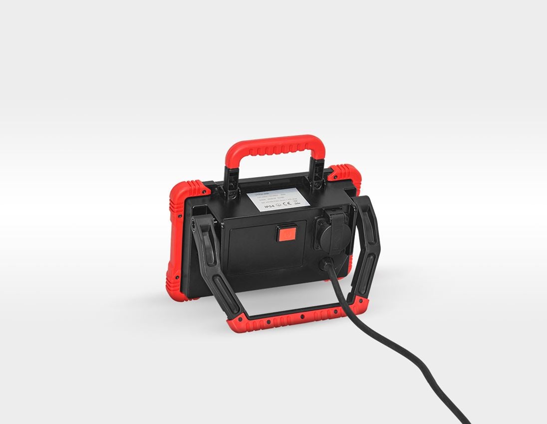 Lampen | verlichting: LED-bouw-werkspot met stopcontact