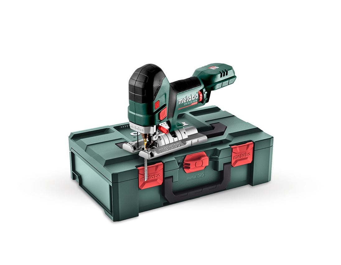 Elektrische gereedschappen: Metabo 18 V accu-decoupeerzaag STA 100 in metaBOX 3