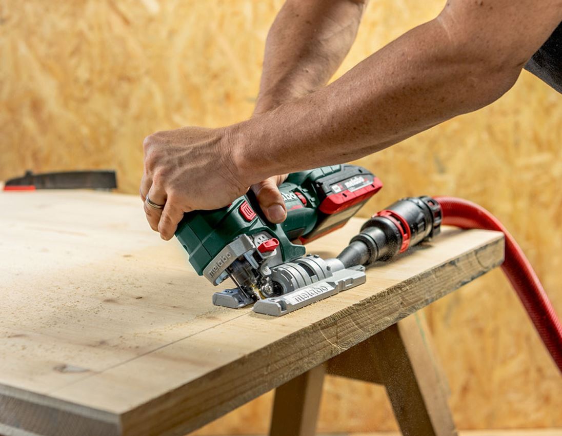 Elektrische gereedschappen: Metabo 18 V accu-decoupeerzaag STA 100 in metaBOX 2