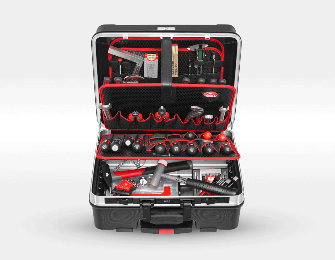 Gereedschapskoffers: Gereedschapsset metaal incl. gereedschapskoffer