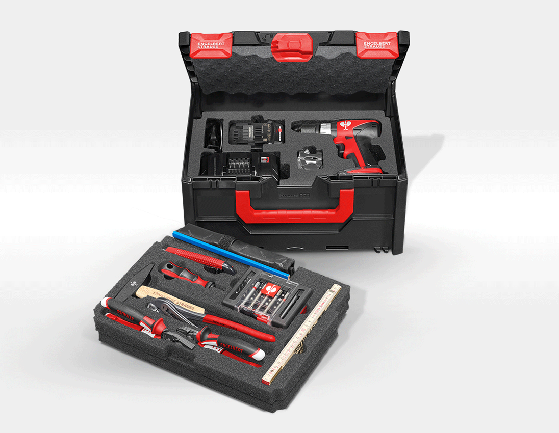Elektrische gereedschappen: STRAUSSbox gereedschapsset 215 midi Allround Profi 1