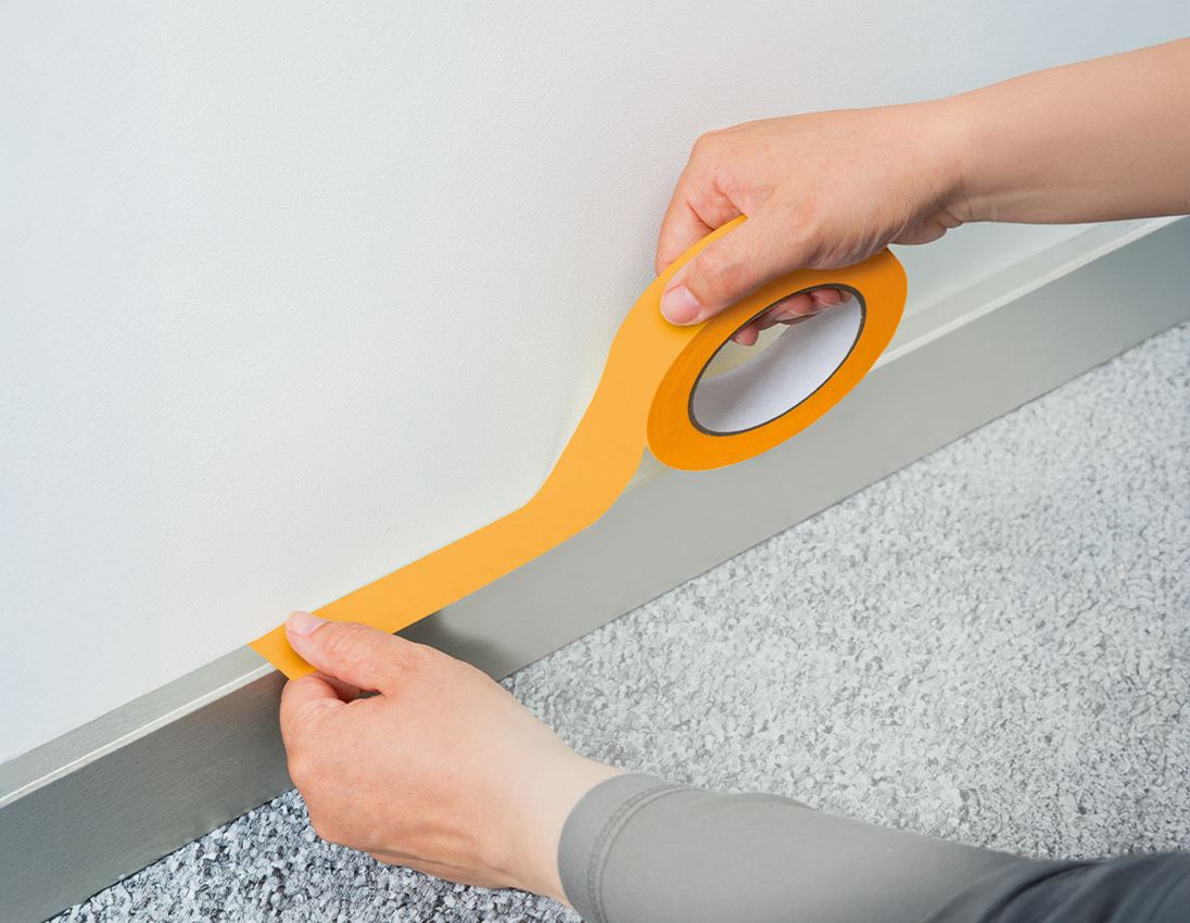 Kunststofbanden| crêpe afplakband: Goldband rijstpapierplakband 1