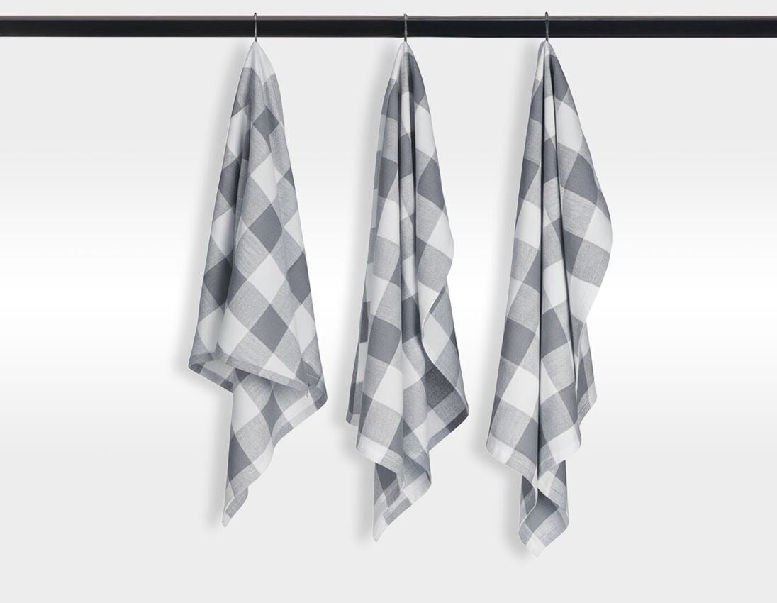 Doeken: Theedoeken Color, per 3 verpakt + grijs
