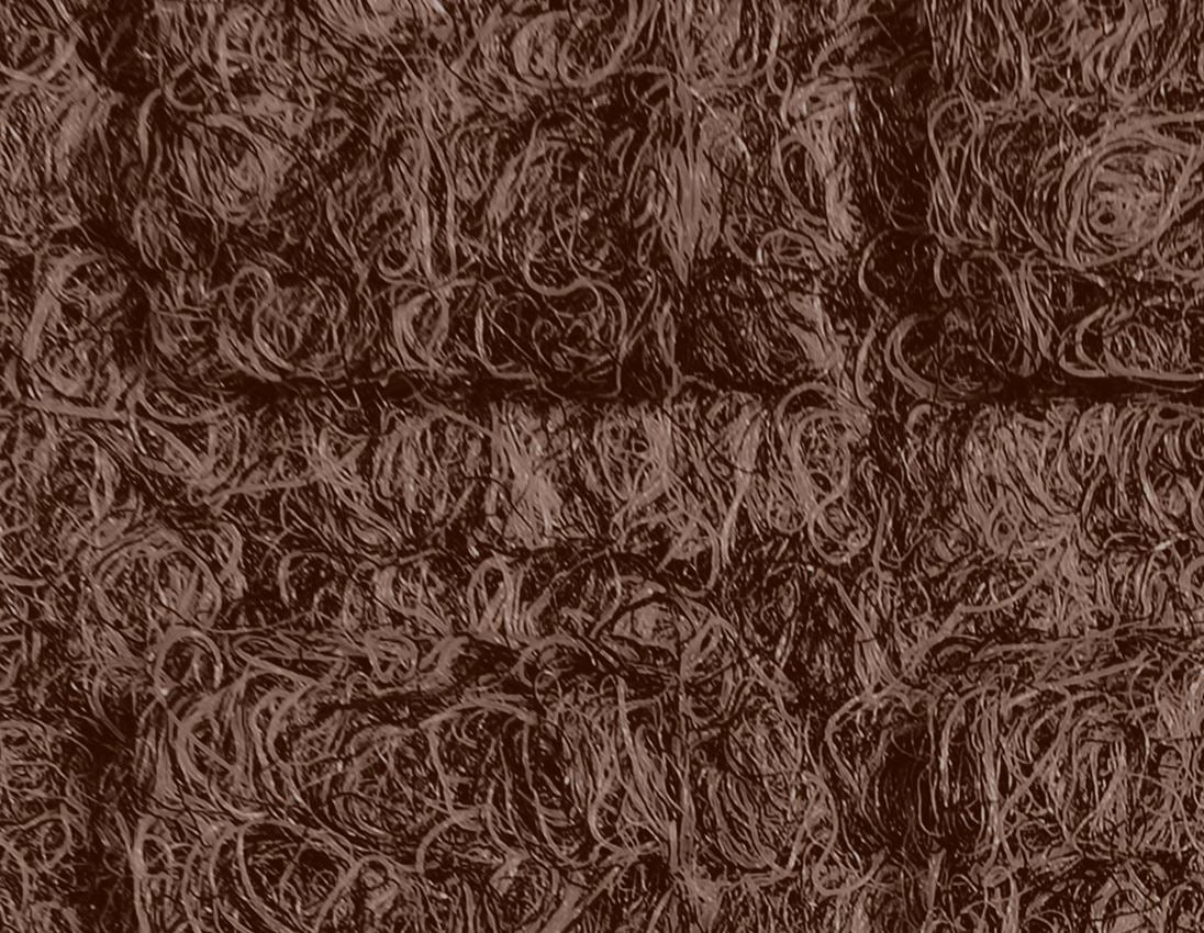 Vloermatten: Vochtwerende comfortmat met rubberen rand + bruin 2