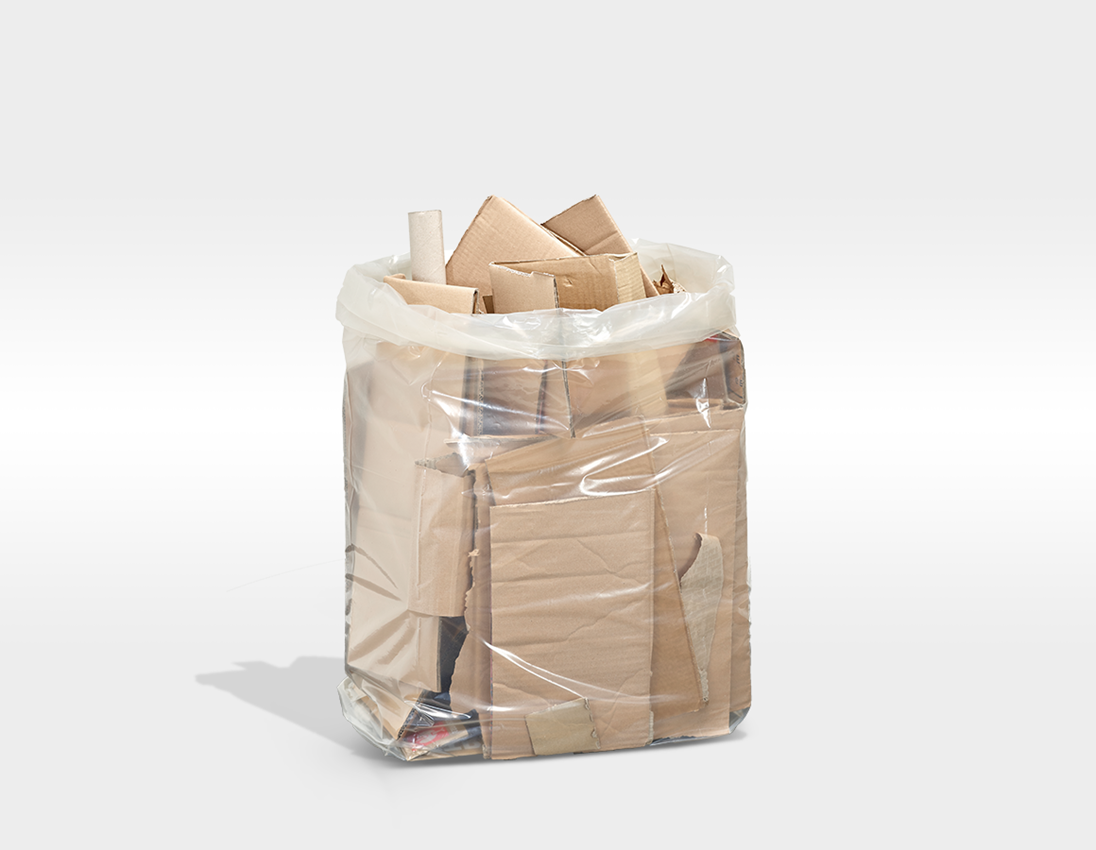 Vuilniszakken | Afvalverwijdering: 15x Vuilniszakken Goliath transparant,120l, 100 mμ