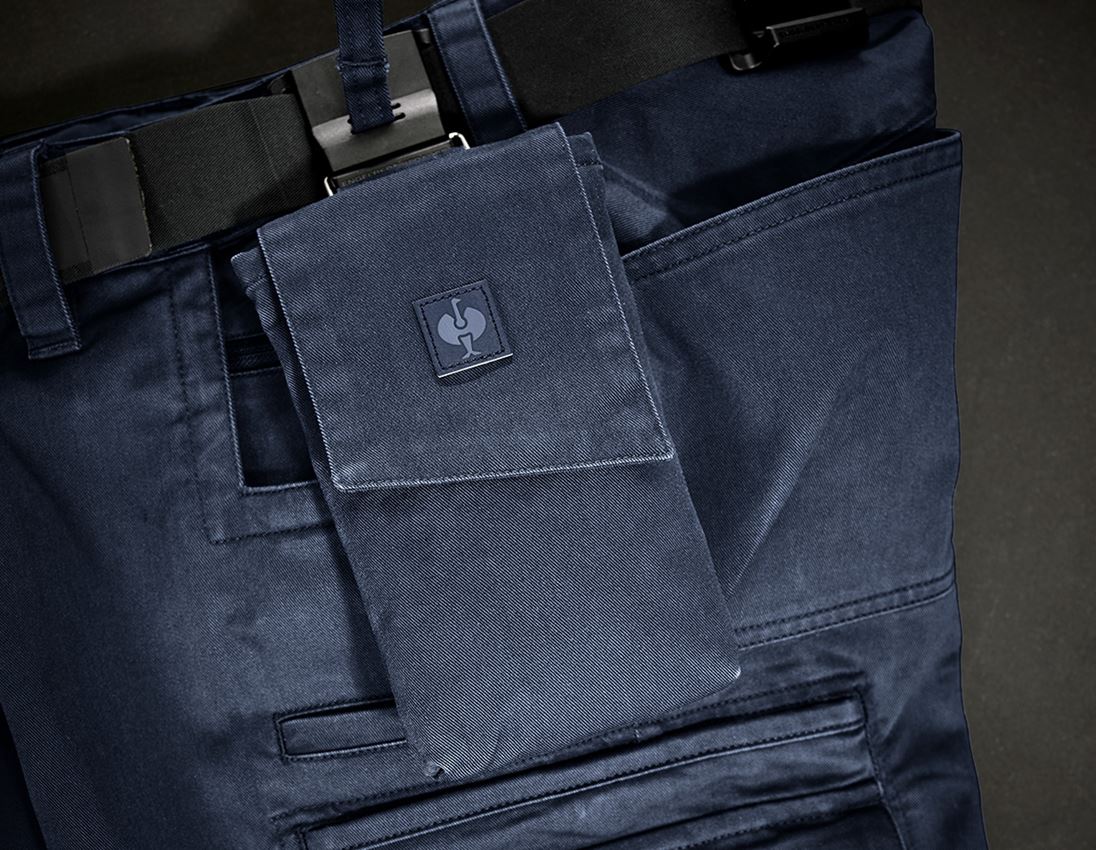 Accessoires: Gsm-zakje e.s.motion ten + leisteenblauw