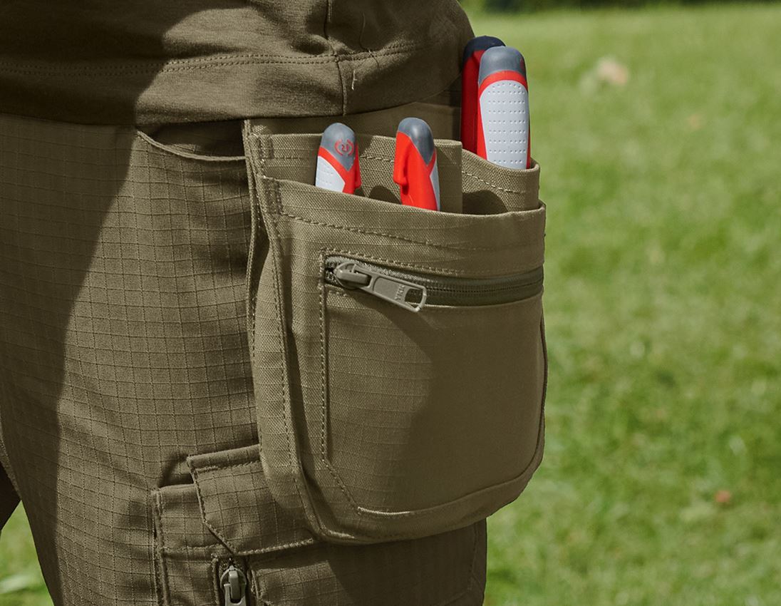 Accessoires: Gereedschapstassen e.s.concrete solid, dames + moddergroen