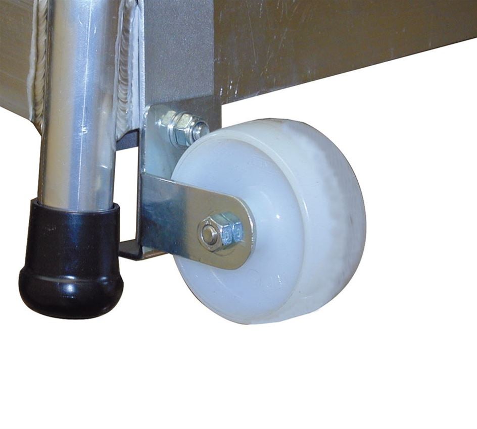 Ladders: KRAUSE mobiele montagetrap (alu)
