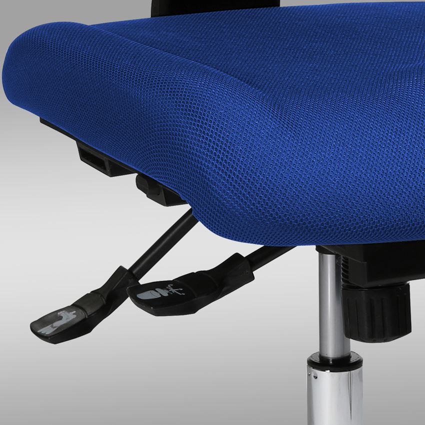 Stoelen: Bureaudraaistoel Komfort + blauw 2