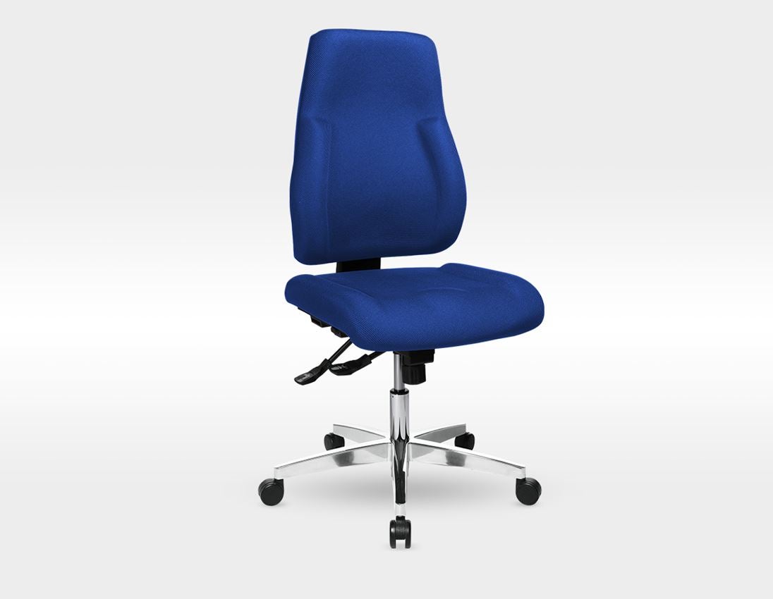 Stoelen: Bureaudraaistoel Komfort + blauw