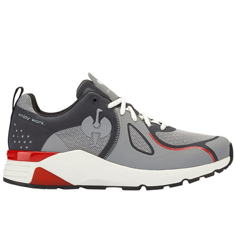 O1: O1 Werkschoenen e.s. Chete + parelgrijs/antraciet 2